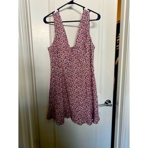 Zara floral tank dress. Never worn. Size large